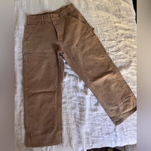 Carhartt Vintage Tan Cargo Pants workwear cropped